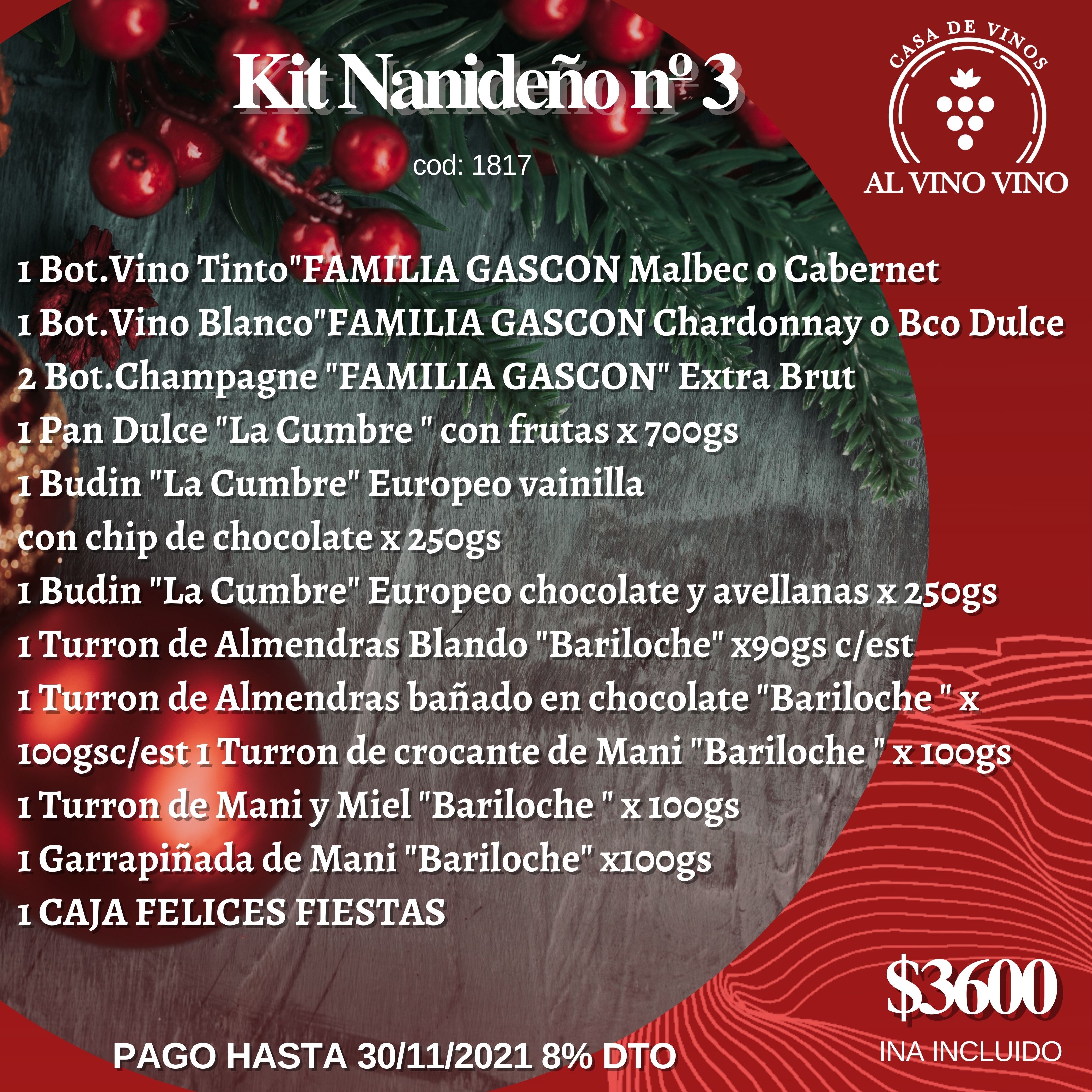 Kit Navideños 03 2021 Familia Gascon